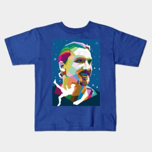 zlatan ibrahimović wpap Kids T-Shirt